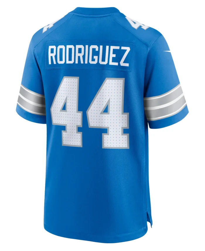 Malcolm Rodriguez Detroit Lions Game Jersey - Blue