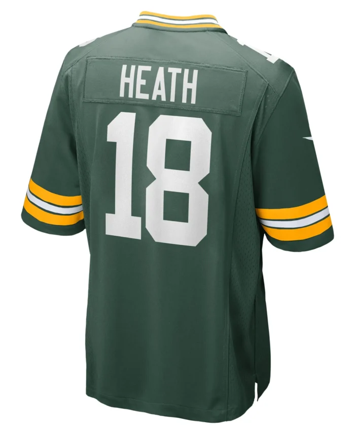 Malik Heath Green Bay Packers  Game Jersey -  Green