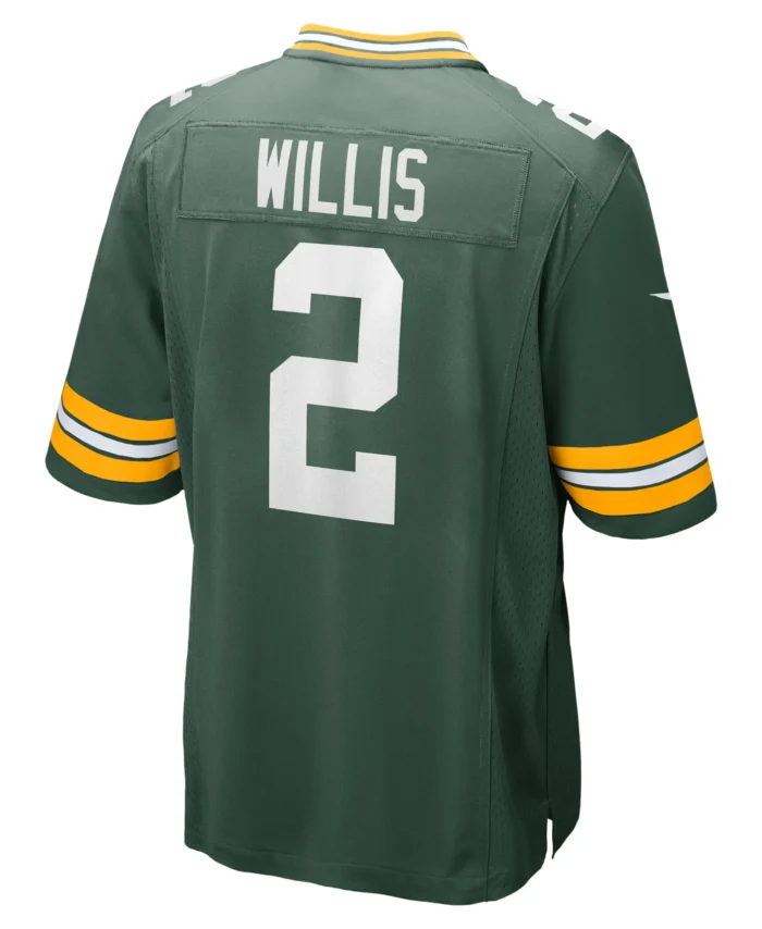 Malik Willis Green Bay Packers  Game Jersey -  Green