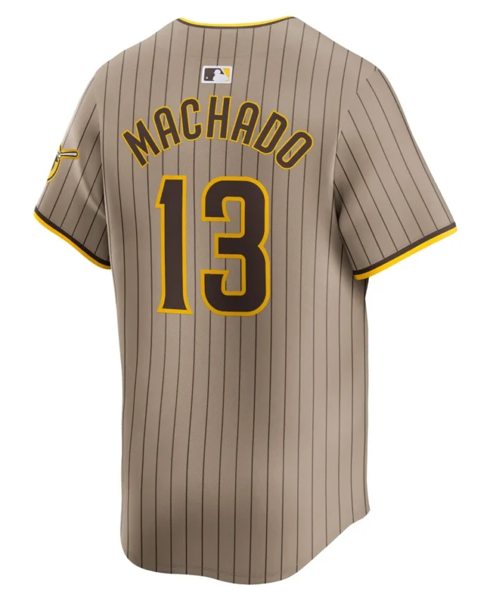 Manny Machado San Diego Padres Alternate Limited Player Jersey- Tan