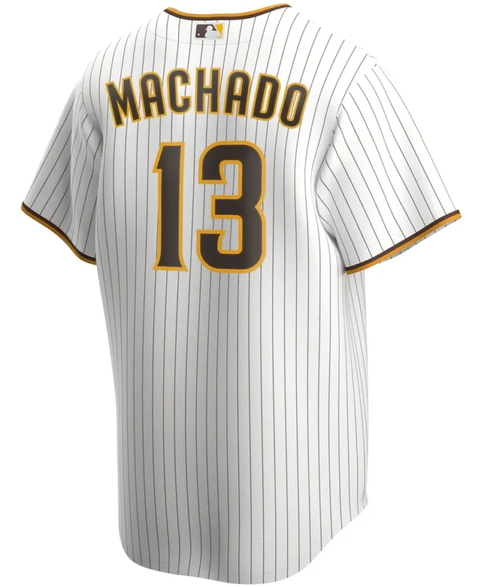 Manny Machado San Diego Padres Home Replica Player Jersey- White