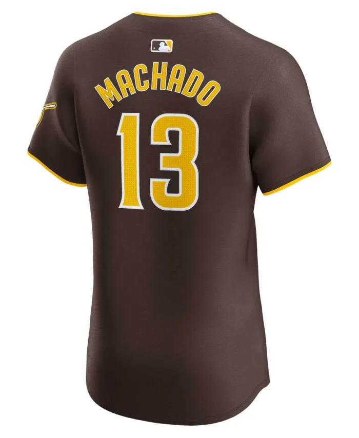 Manny Machado San Diego Padres Road Elite Player Jersey- Brown
