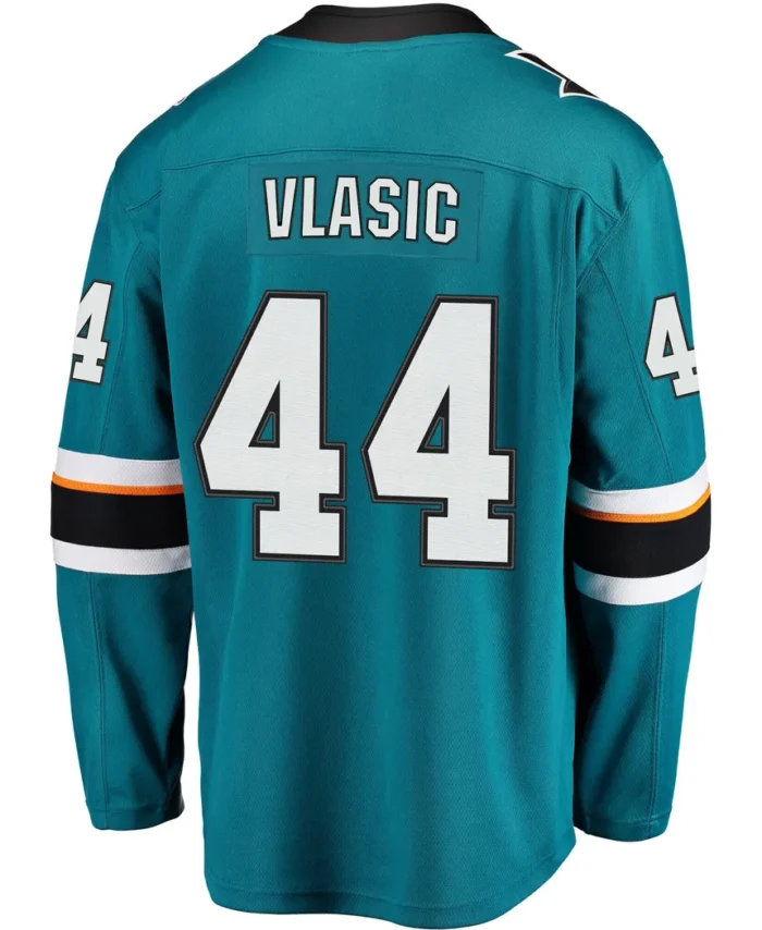 Marc-Edouard Vlasic San Jose Sharks Fanatics  Premier Breakaway Player Jersey - Teal