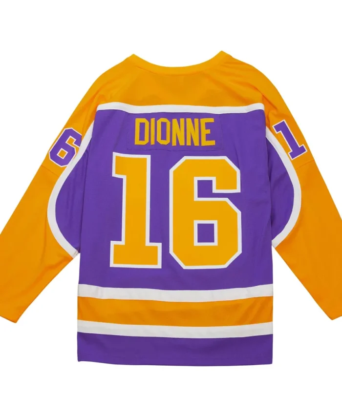 Marcel Dionne Los Angeles Kings Mitchell Ness  1980/81 Blue Line Player Jersey - Purple