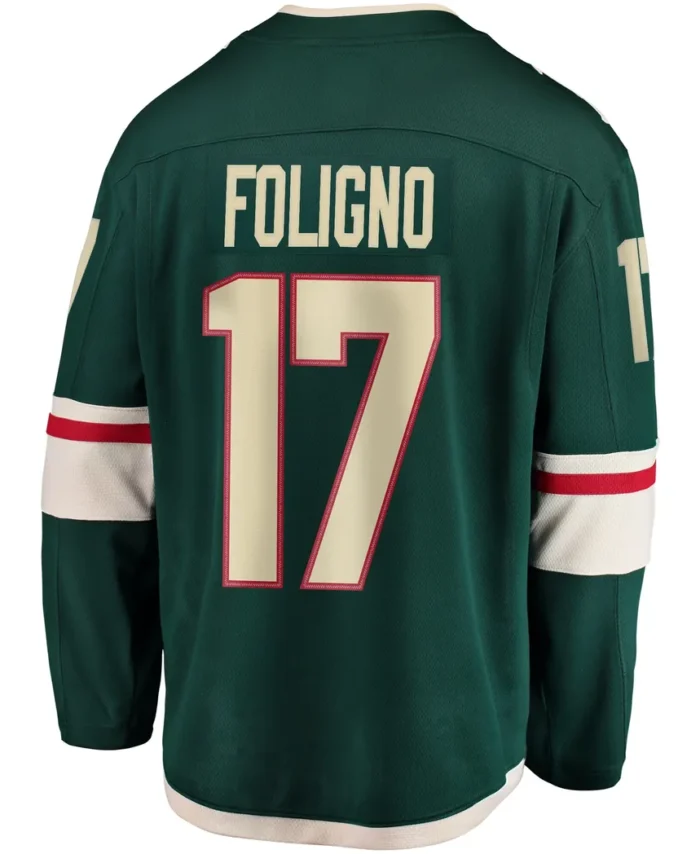 Marcus Foligno Minnesota Wild Fanatics Breakaway Jersey - Green