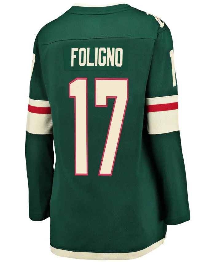 Marcus Foligno Minnesota Wild Fanatics Women Breakaway Player Jersey - Green