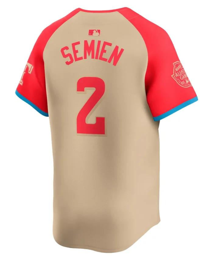 Marcus Semien American League 2024 MLB All-Star Game Limited Player Jersey - Cream