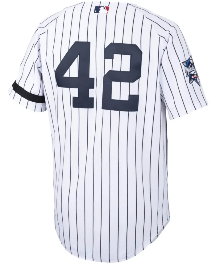 Mariano Rivera New York Yankees Mitchell Ness Home 2000 Cooperstown Collection Authentic Jersey- White/Navy