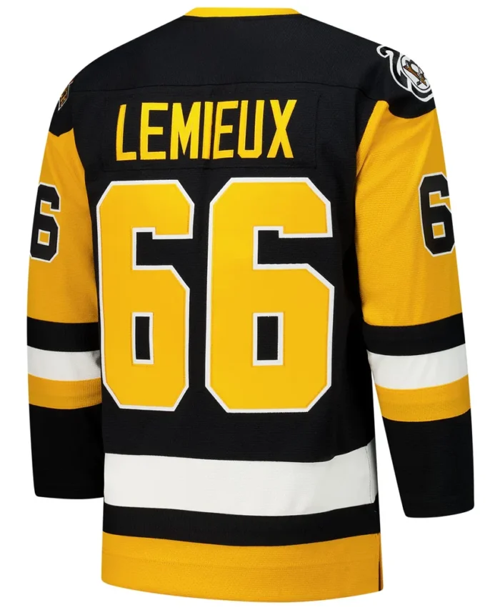 Mario Lemieux Pittsburgh Penguins 1991-92 Power Play Jersey - Black