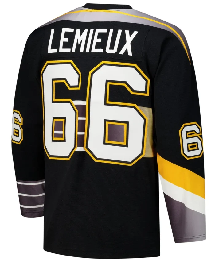 Mario Lemieux Pittsburgh Penguins 1996-97 Power Play Jersey - Black