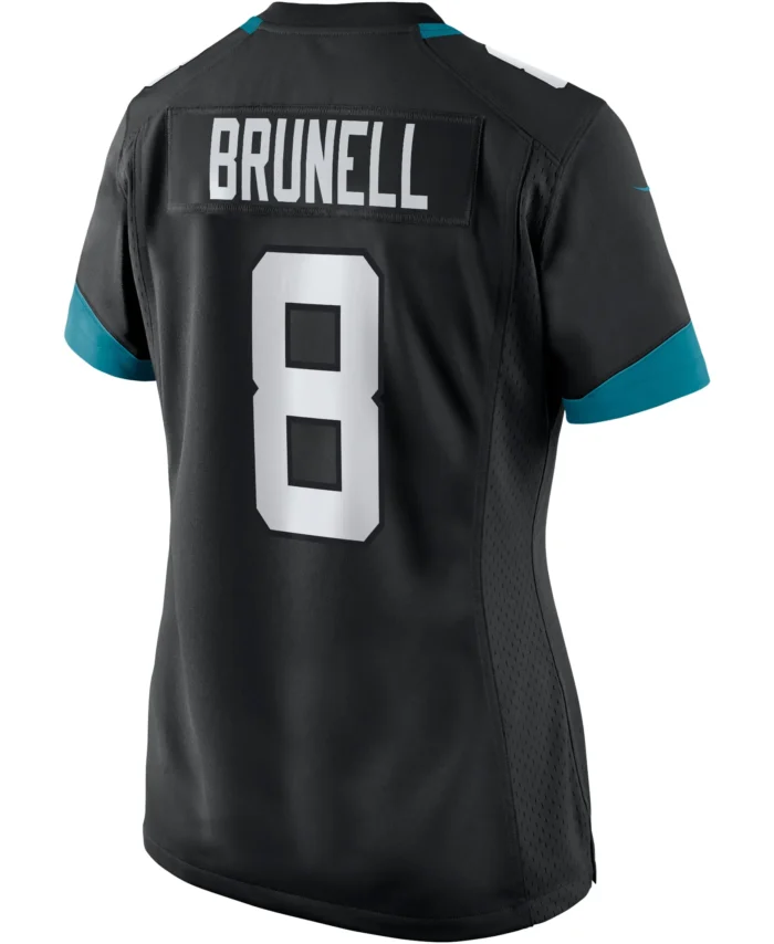 Mark Brunell Jacksonville Jaguars Women's Game Retired Player Jersey - Black