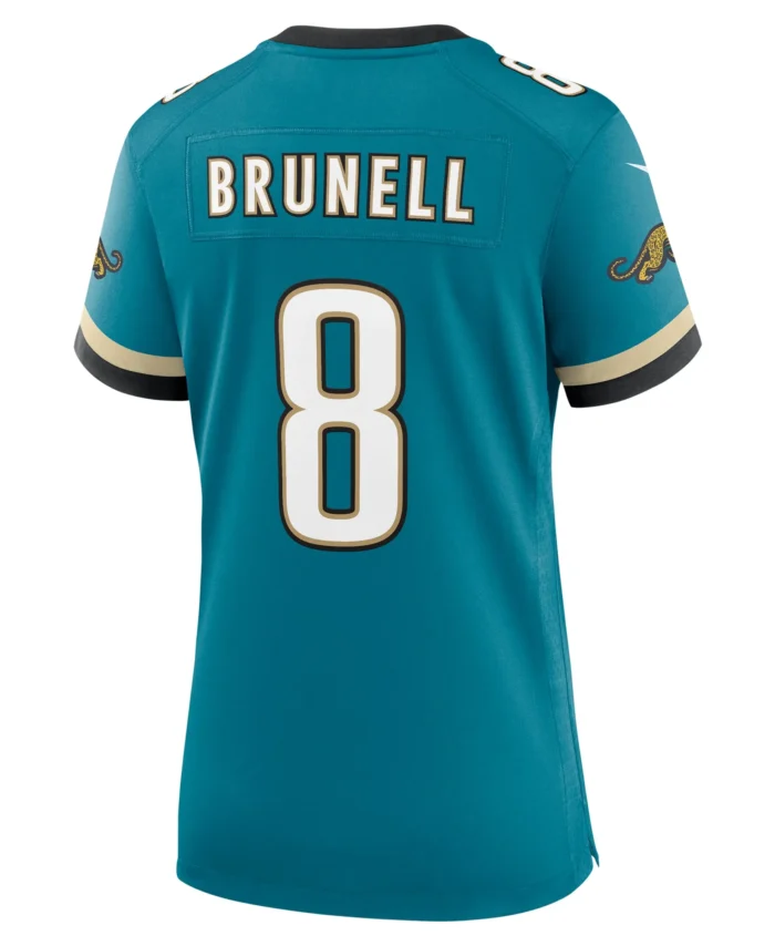 Mark Brunell Jacksonville Jaguars Women's Prowler Throwback Retired Player Game Jersey - Teal