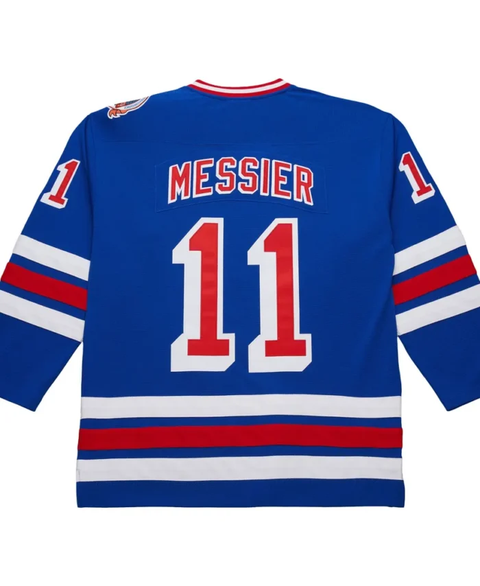 Mark Messier New York Rangers 1993-94 Power Play Jersey - Royal