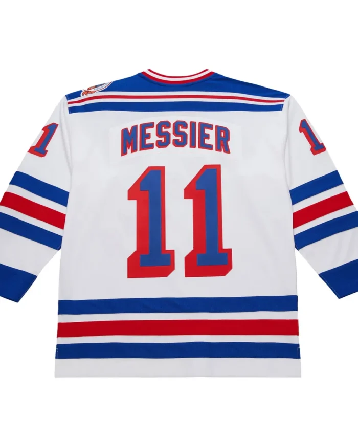 Mark Messier New York Rangers 1993-94 Power Play Jersey - White
