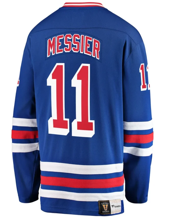 Mark Messier New York Rangers Fanatics Premier Breakaway Retired Player Jersey - Blue