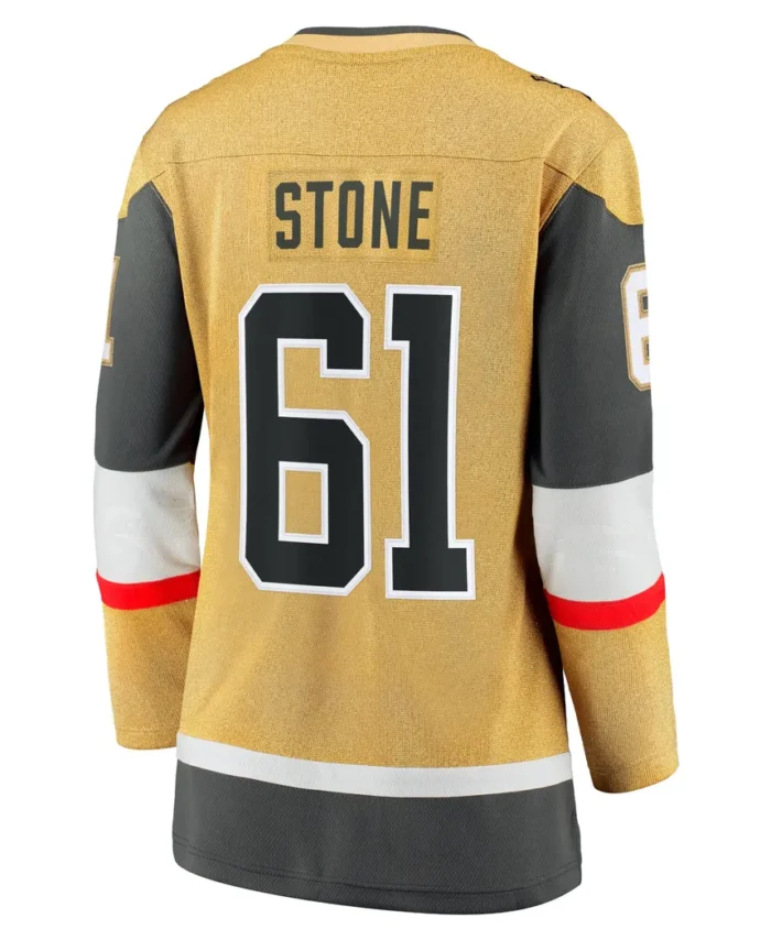 Mark Stone Vegas Golden Knights Fanatics Women Captain Patch Home Breakaway Player Jersey - Gold