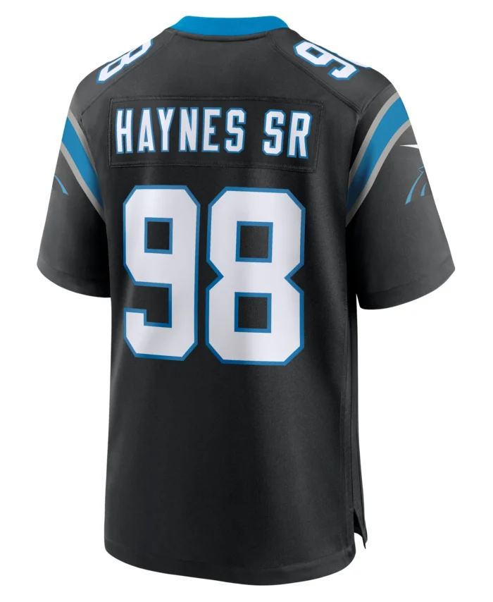 Marquis Haynes Sr. Carolina Panthers Team Game Jersey - Black