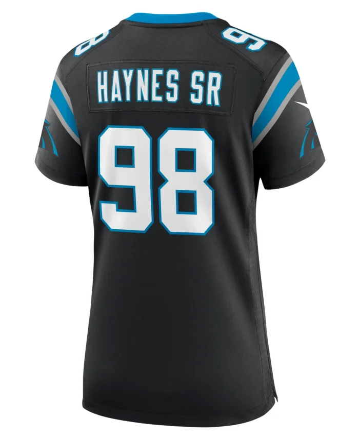 Marquis Haynes Sr. Carolina Panthers Women's Team Game Jersey - Black