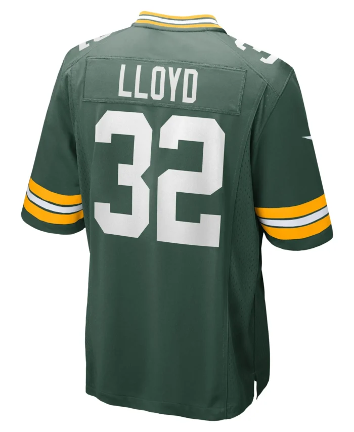 MarShawn Lloyd Green Bay Packers  Game Jersey -  Green