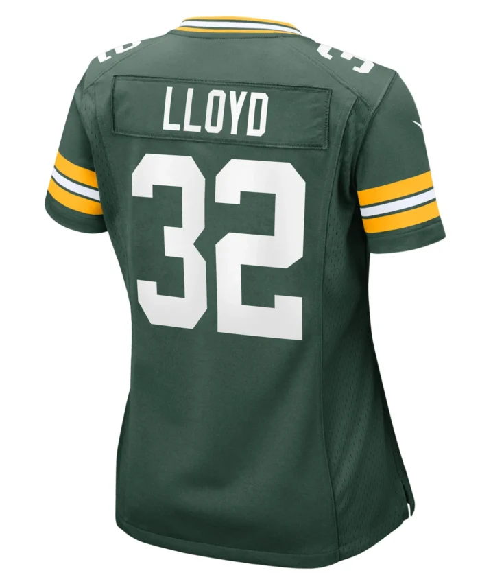 MarShawn Lloyd Green Bay Packers Women's  Game Jersey -  Green