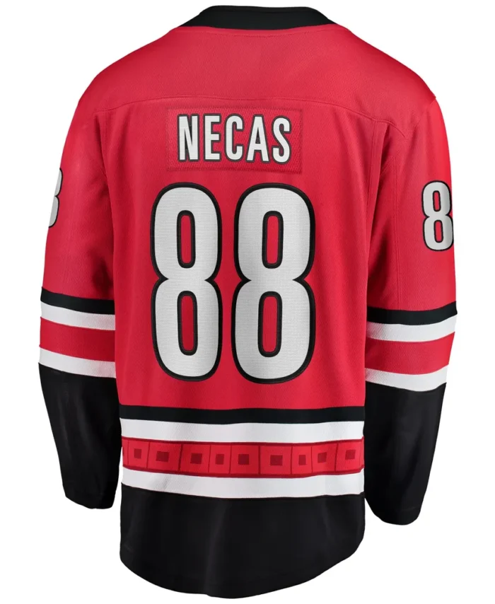 Martin Necas Carolina Hurricanes Fanatics Alternate Breakaway Player Jersey - Red