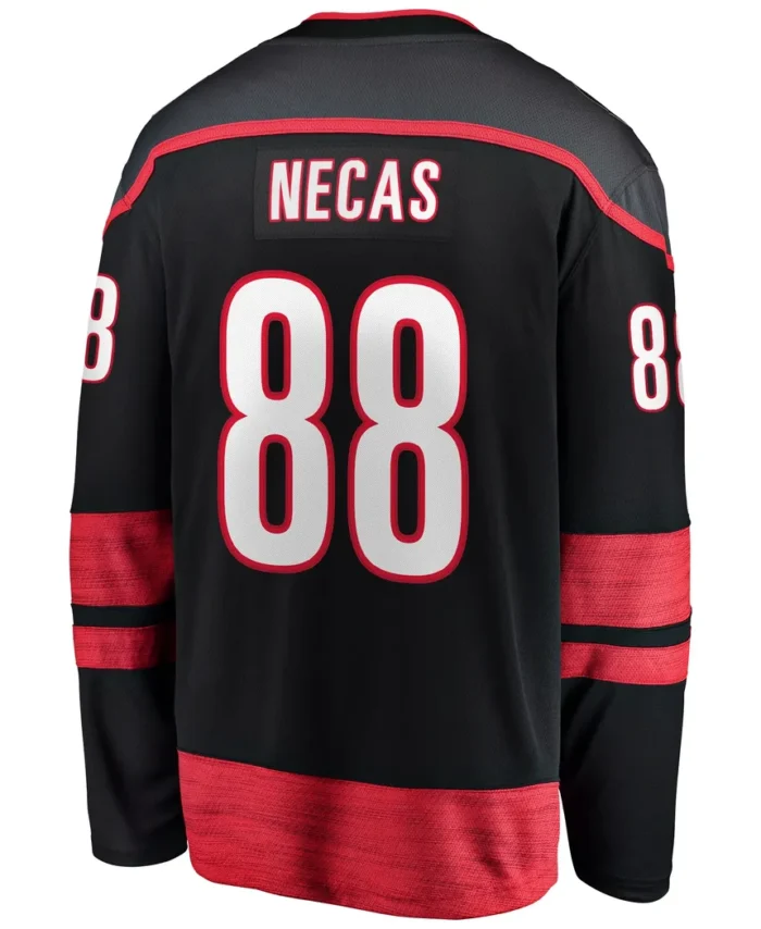 Martin Necas Carolina Hurricanes Fanatics Home Breakaway Jersey - Black