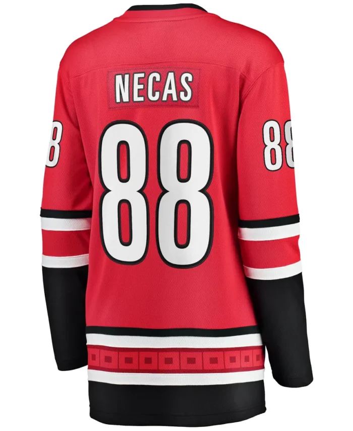 Martin Necas Carolina Hurricanes Fanatics Women Alternate Breakaway Player Jersey - Red
