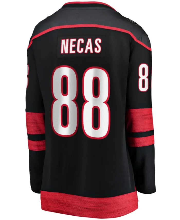 Martin Necas Carolina Hurricanes Fanatics Women Home Breakaway Player Jersey - Black