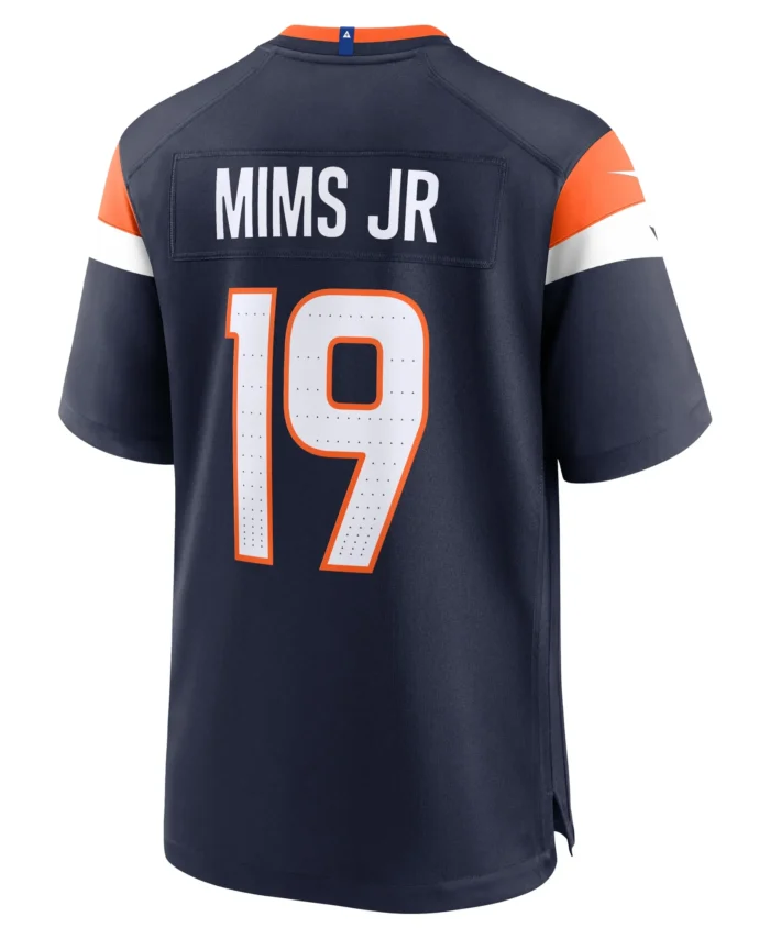 Marvin Mims Jr Denver Broncos Alternate Game Jersey -  Navy
