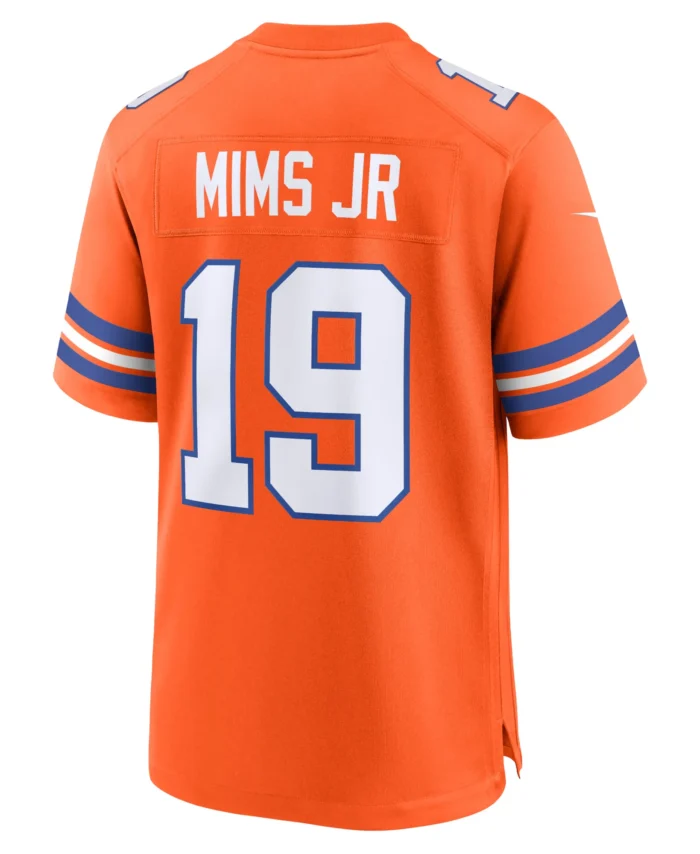 Marvin Mims Jr Denver Broncos Mile High Collection 1977 Throwback Player Game Jersey - Orange