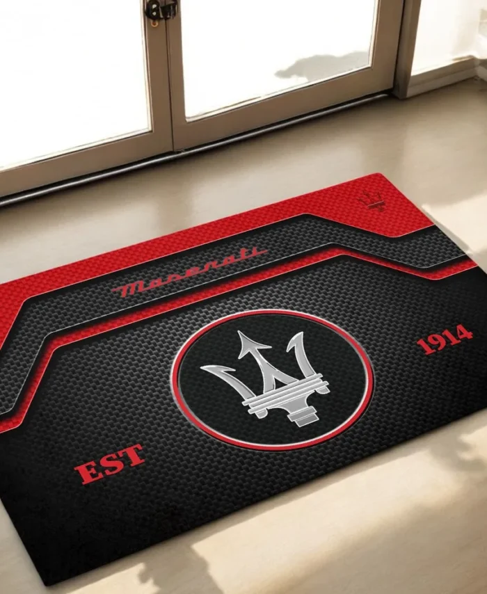 High-Performance Vehicle Doormat, Durable Auto-Inspired Rug for Garage or Home Entry CAR162