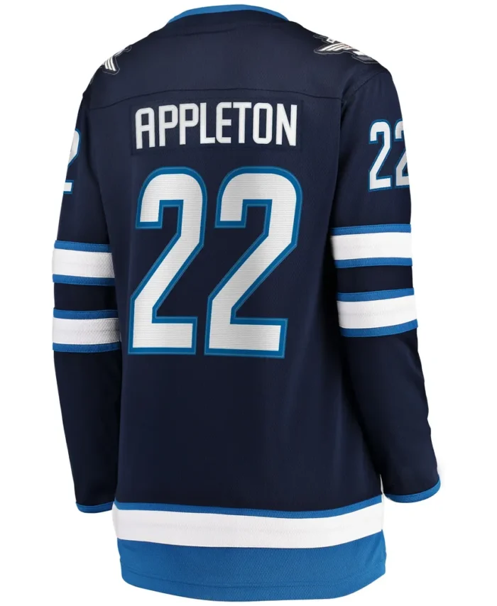 Mason Appleton Winnipeg Jets Fanatics Women Home Breakaway Jersey - Navy