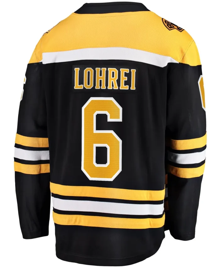 Mason Lohrei Boston Bruins Fanatics Home Premier Breakaway Player Jersey - Black