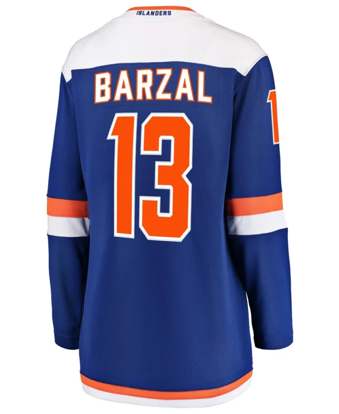Mathew Barzal New York Islanders Fanatics Women Alternate Breakaway Jersey - Blue
