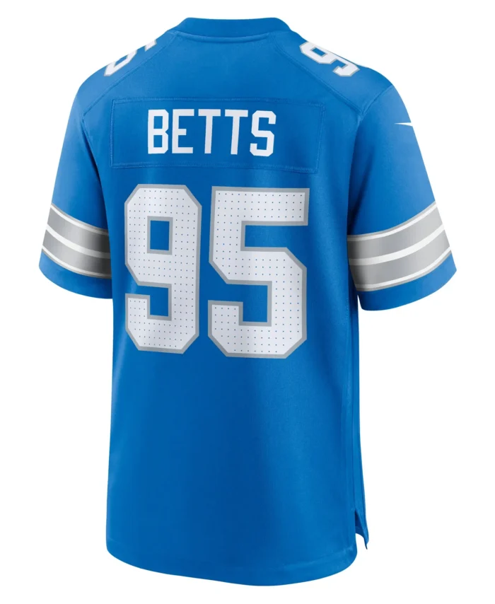 Mathieu Betts Detroit Lions Game Jersey -  Blue