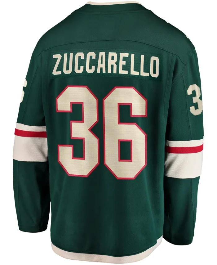 Mats Zuccarello Minnesota Wild Fanatics Team Color Breakaway Player Jersey - Green