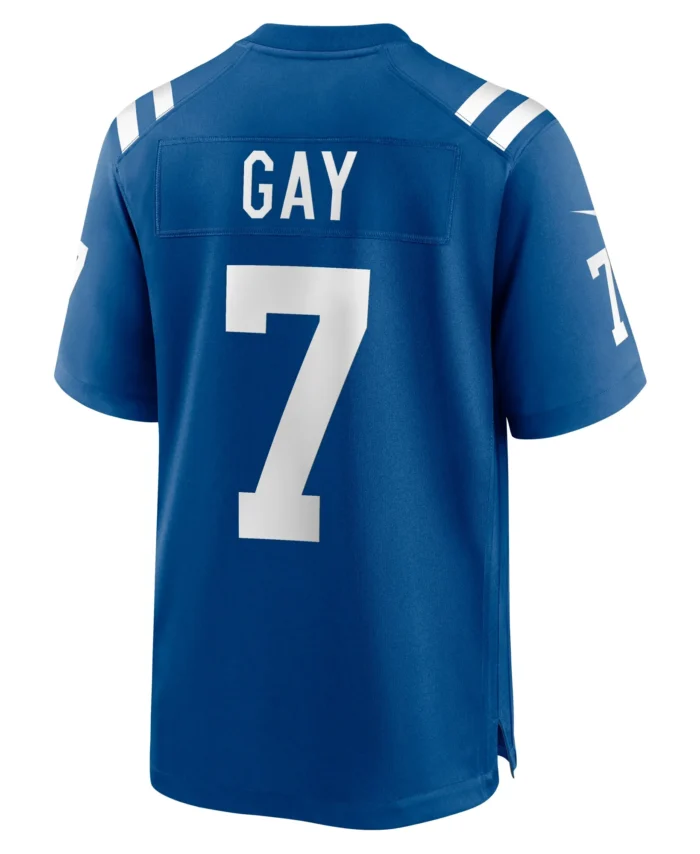 Matt Gay Indianapolis Colts Team Game Jersey - Royal