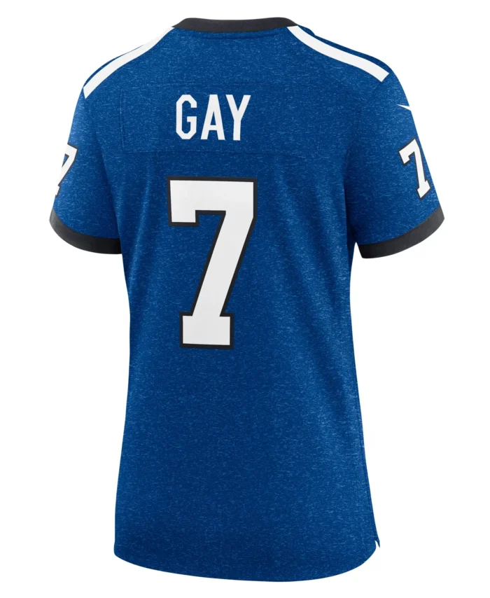 Matt Gay Indianapolis Colts Women's Indiana Nights Alternate Game Jersey - Royal