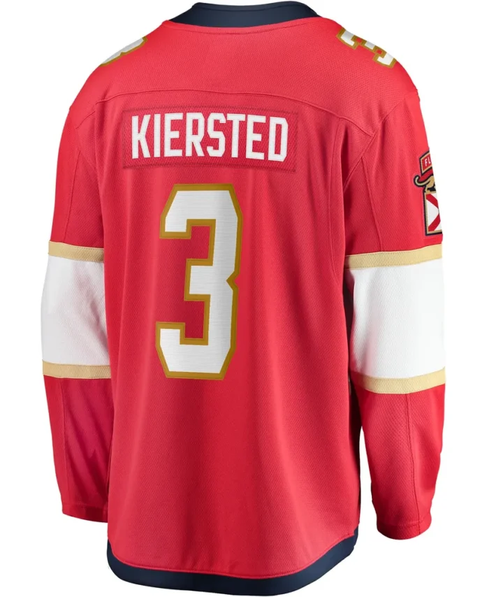 Matt Kiersted Florida Panthers Fanatics Home Team Breakaway Player Jersey - Red