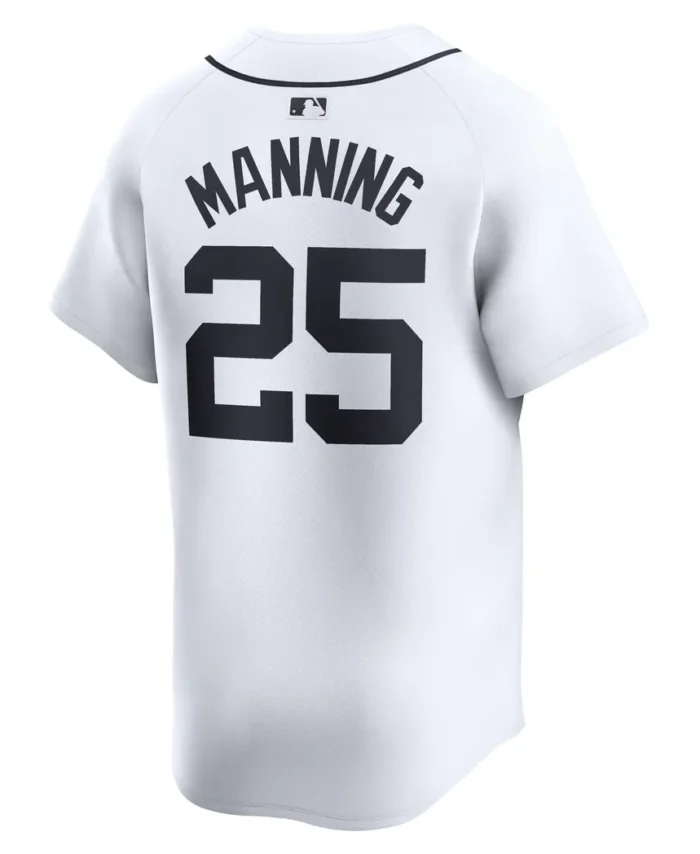 Matt Manning Detroit Tigers Home Limited Player Jersey - White
