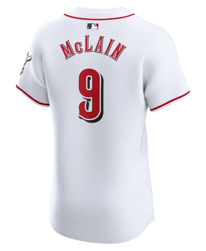 Matt McLain Cincinnati Reds Home Elite Player Jersey - White
