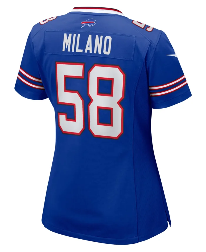 Matt Milano Buffalo Bills Women's Game Jersey - Royal