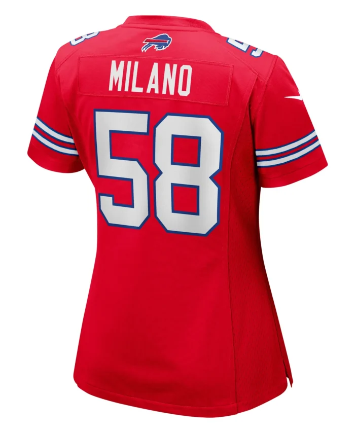 Matt Milano Buffalo Bills Women's Player Jersey - Red