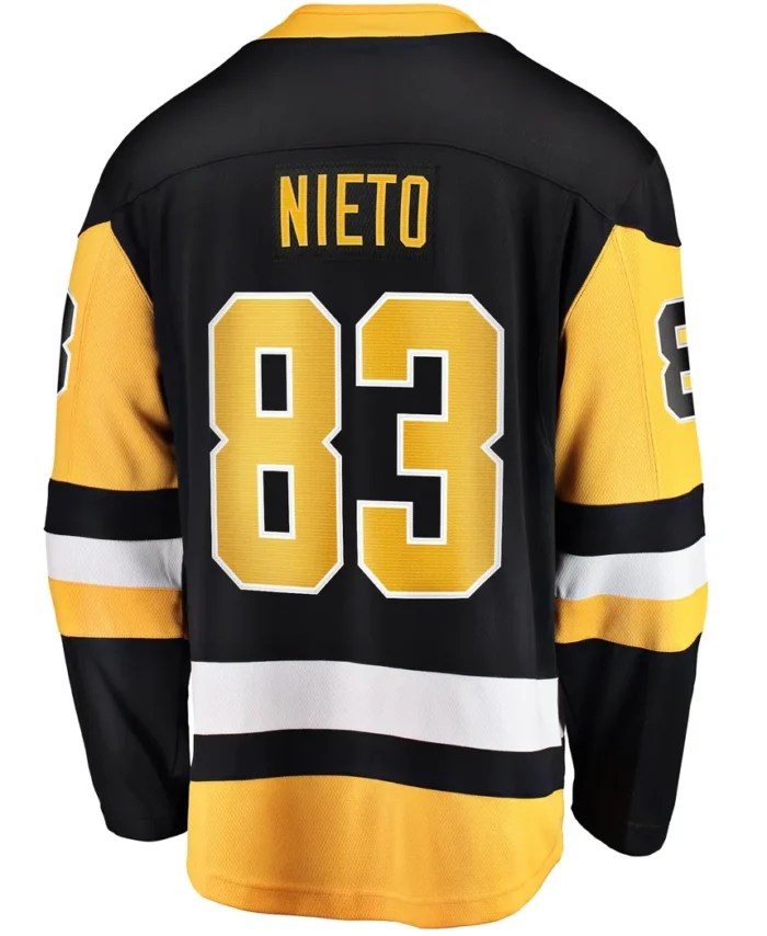 Matt Nieto Pittsburgh Penguins Fanatics Home Breakaway Jersey - Black