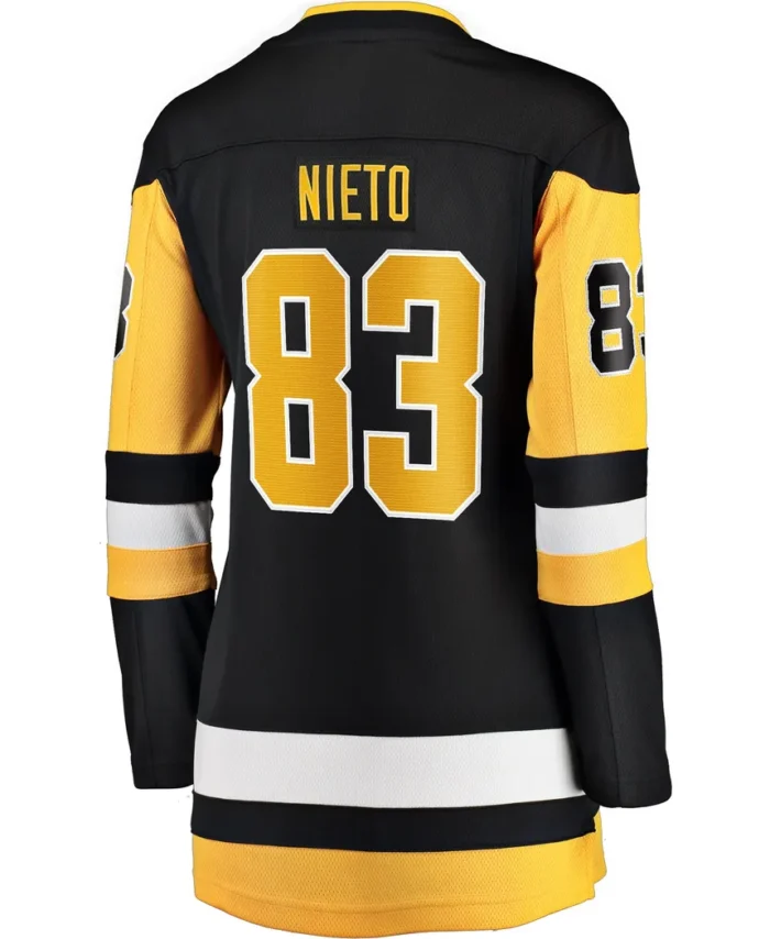 Matt Nieto Pittsburgh Penguins Fanatics Women Home Breakaway Player Jersey - Black