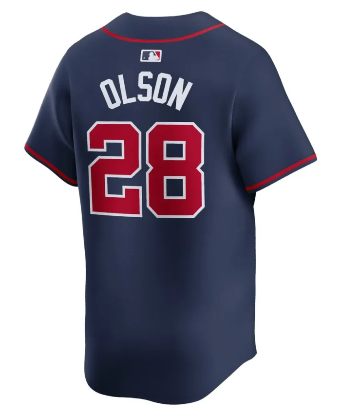 Matt Olson Atlanta Braves Alternate Limited Player Jersey-Navy