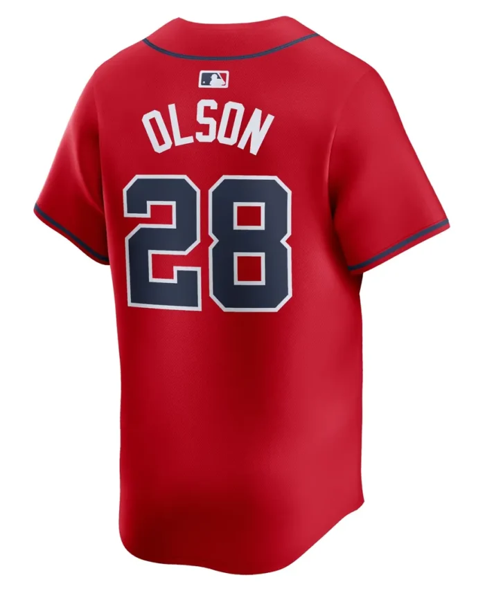 Matt Olson Atlanta Braves Alternate Limited Player Jersey- Red