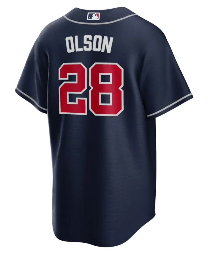 Matt Olson Atlanta Braves Big Tall Alternate Replica Player Jersey - Navy