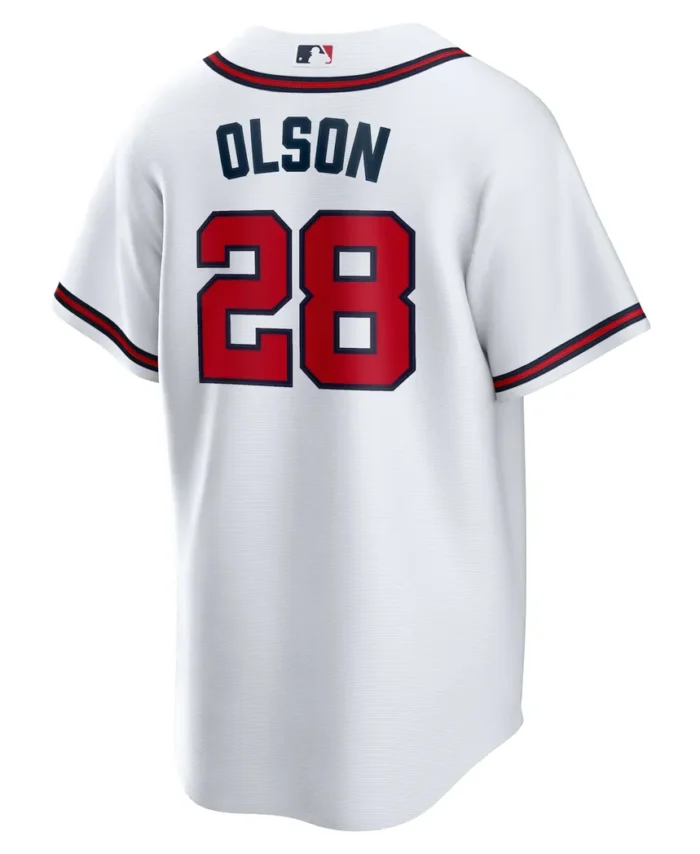 Matt Olson Atlanta Braves Home Replica Player Jersey - White