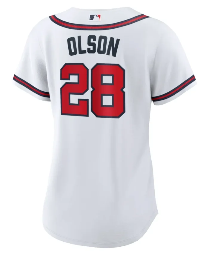 Matt Olson Atlanta Braves Women Home Replica Player Jersey - White